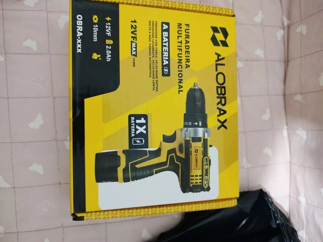Foto de avaliação 2 — Furadeira e parafusadeira 12V