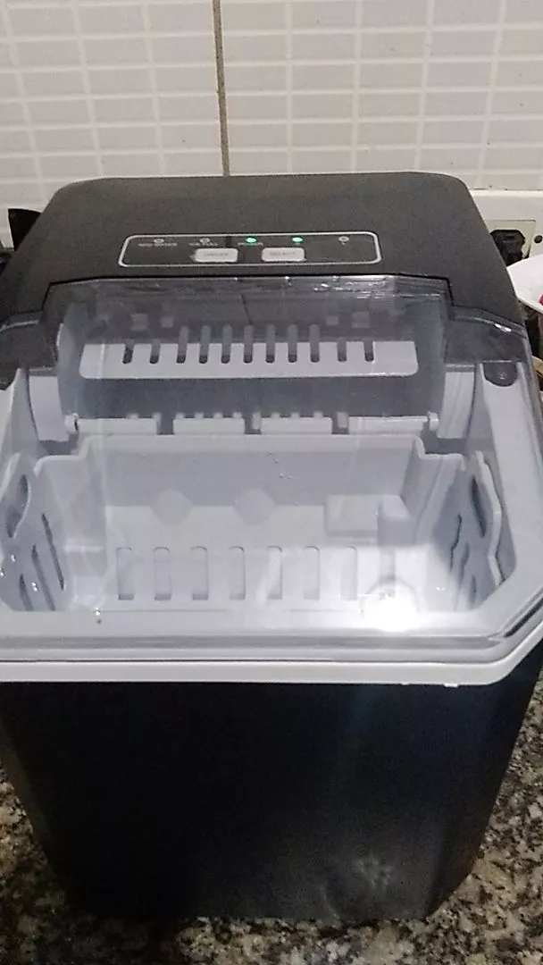 Máquina de gelo portátil 12 kg em foto de cliente 5