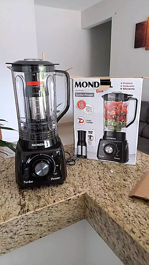 Foto de avaliação 1 — Liquidificador Mondial Turbo Power