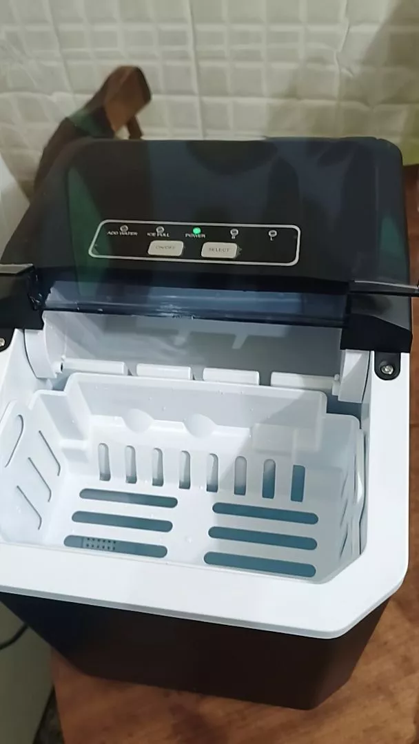 Máquina de gelo portátil 12 kg em foto de cliente 6